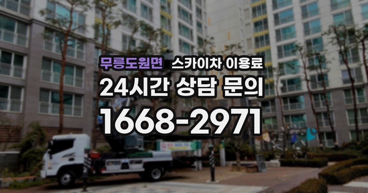 무릉도원면 스카이차 이용료