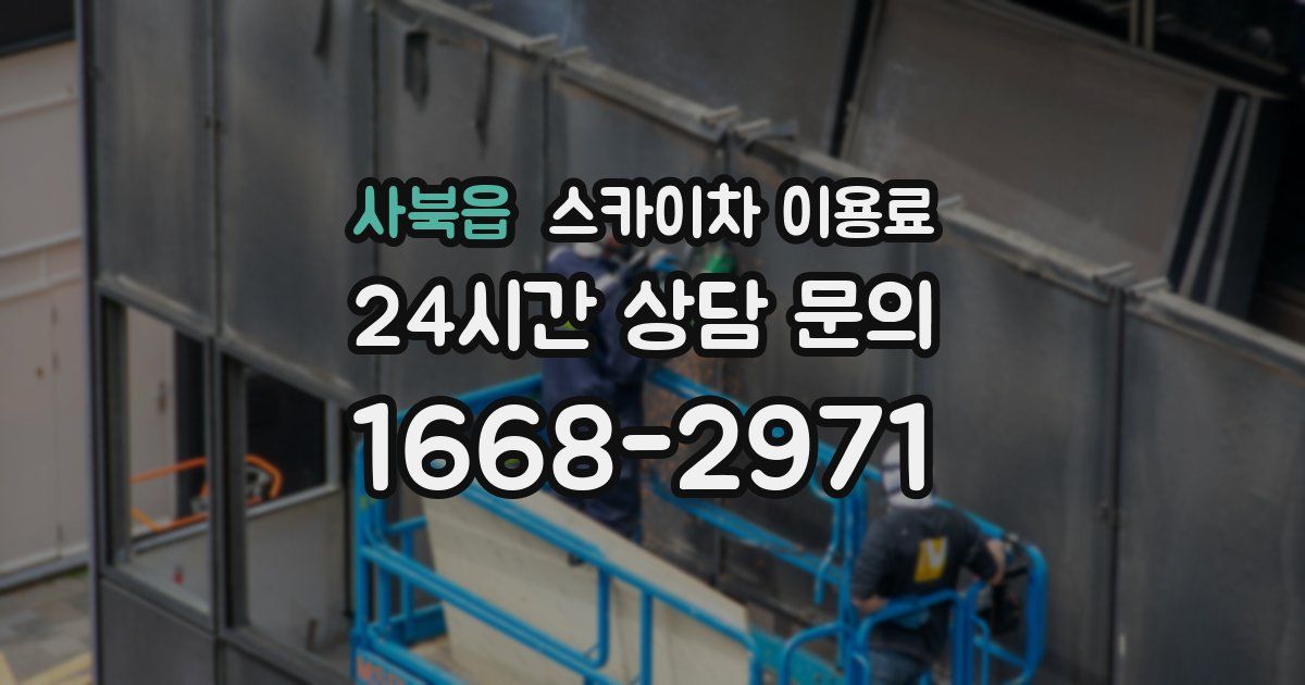 사북읍 스카이차 이용료