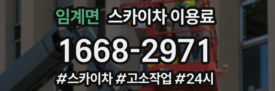 임계면 스카이차 이용료