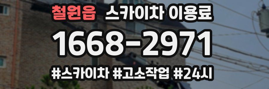 철원읍 스카이차 이용료