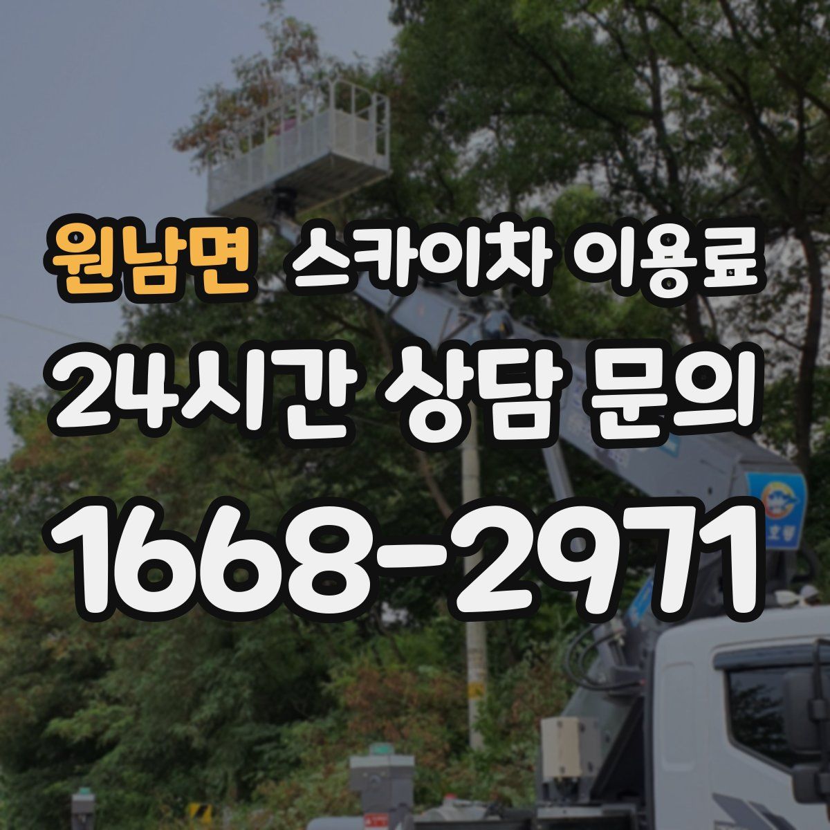 원남면 스카이차 이용료