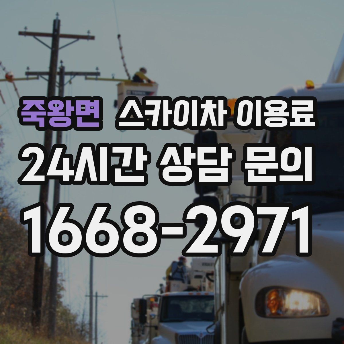 죽왕면 스카이차 이용료 문의가 필요한 대표 상황