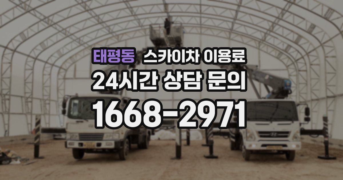 태평동 스카이차 이용료