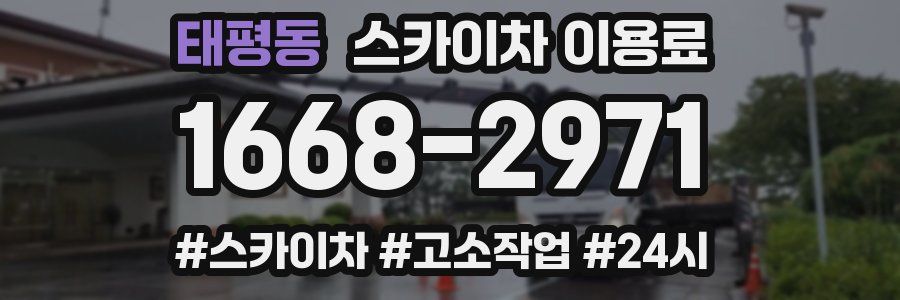태평동 스카이차 이용료