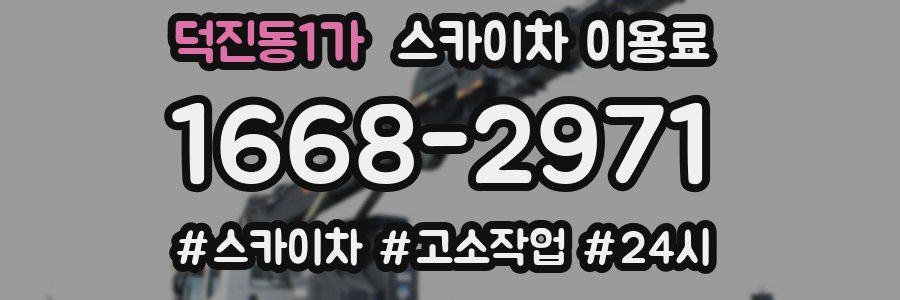 덕진동1가 스카이차 이용료