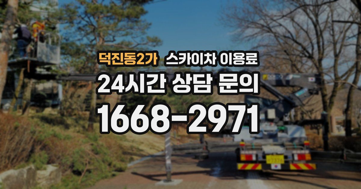 덕진동2가 스카이차 이용료