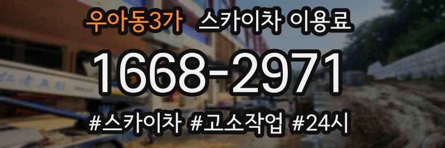 우아동3가 스카이차 이용료