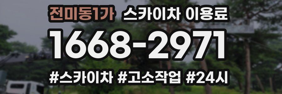 전미동1가 스카이차 이용료