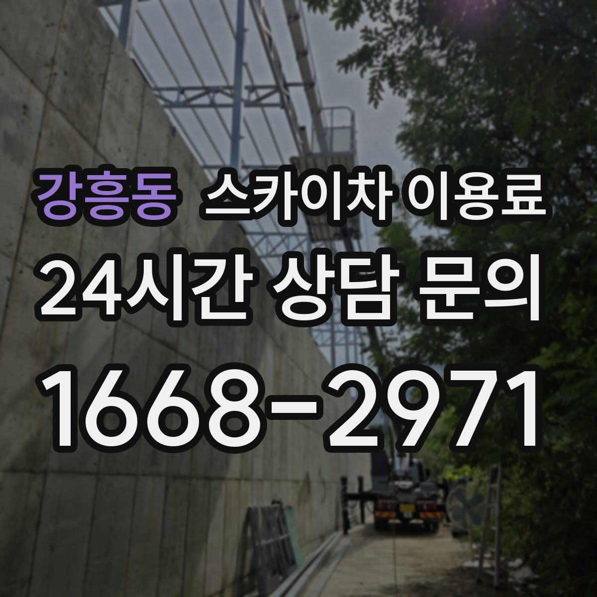 강흥동 스카이차 이용료