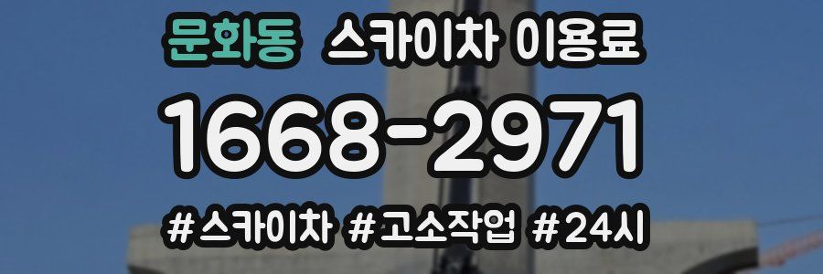 문화동 스카이차 이용료