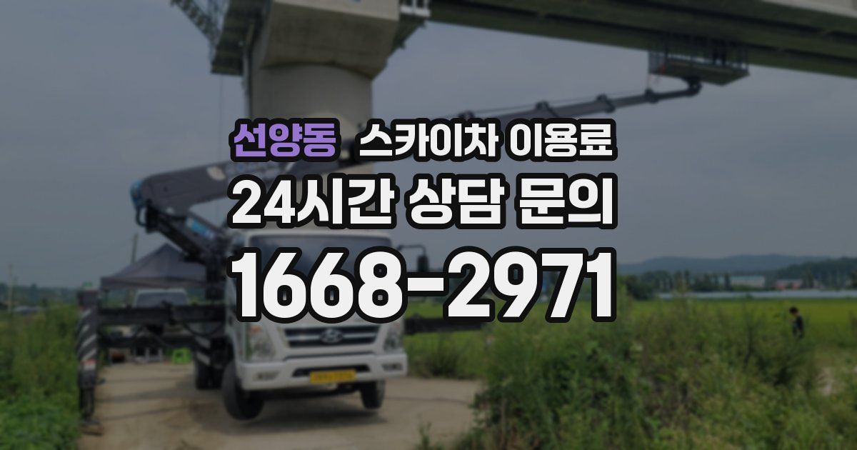 선양동 스카이차 이용료