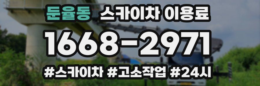 둔율동 스카이차 이용료