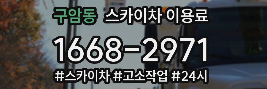 구암동 스카이차 이용료