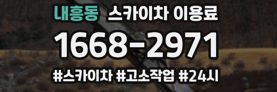 내흥동 스카이차 이용료