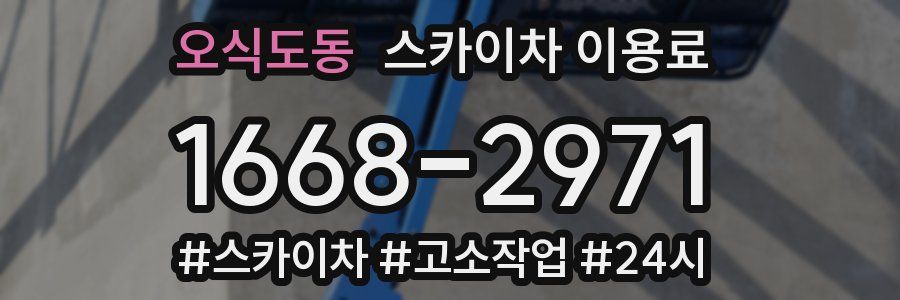 오식도동 스카이차 이용료