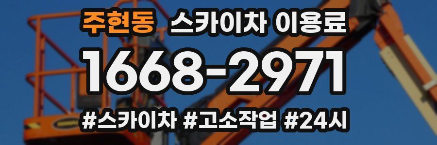 주현동 스카이차 이용료