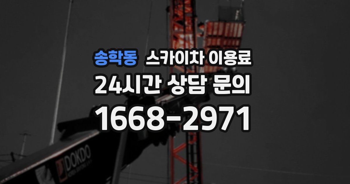 송학동 스카이차 이용료