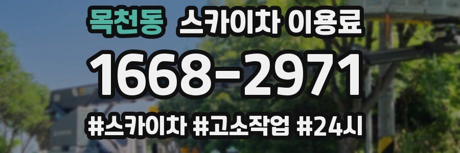 목천동 스카이차 이용료