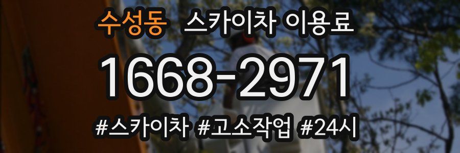수성동 스카이차 이용료