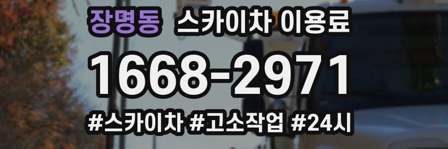 장명동 스카이차 이용료