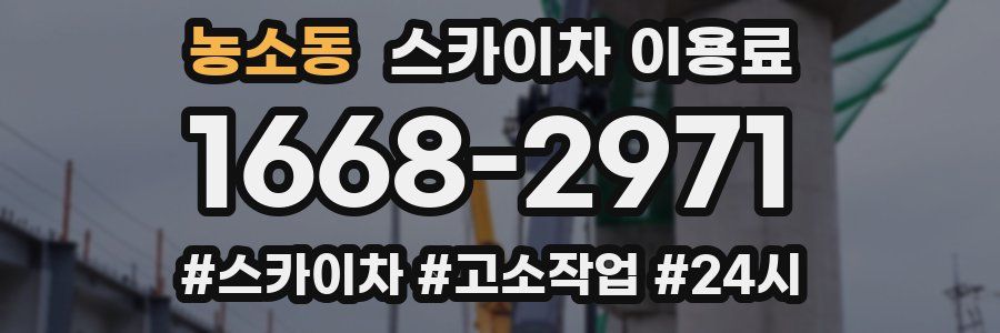 농소동 스카이차 이용료