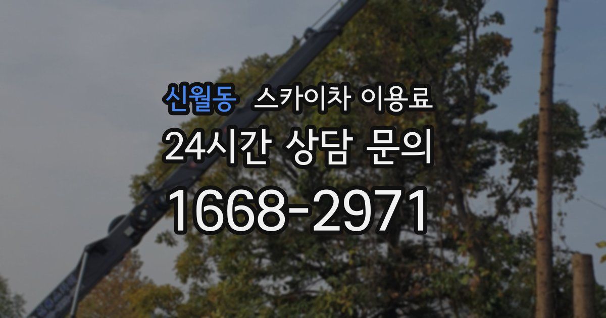 신월동 스카이차 이용료