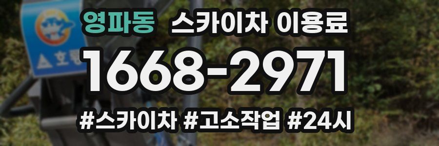 영파동 스카이차 이용료