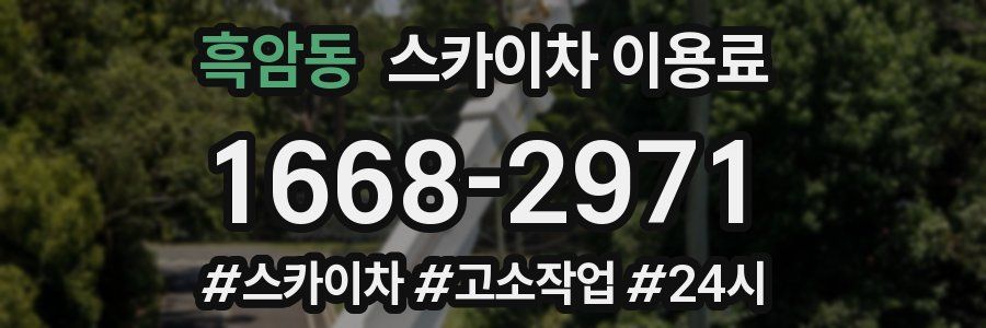 흑암동 스카이차 이용료