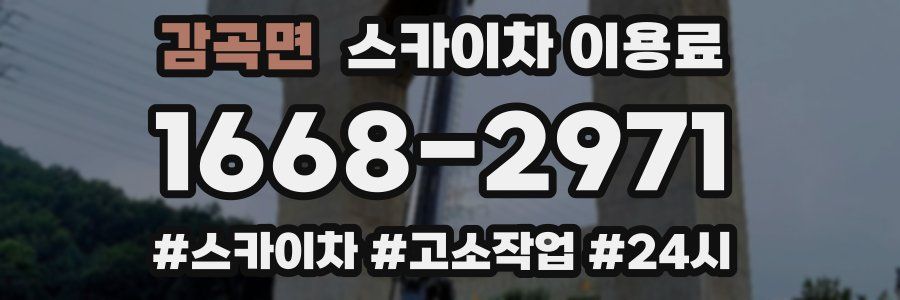 감곡면 스카이차 이용료