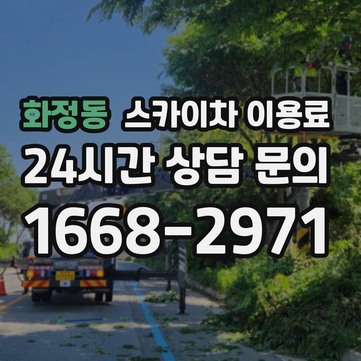 화정동 스카이차 이용료