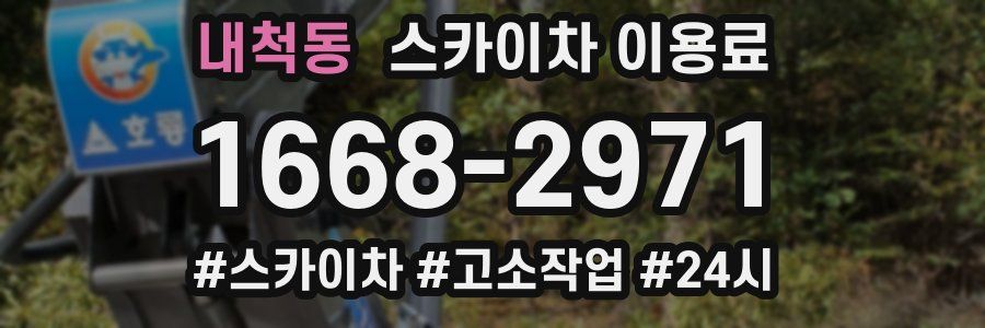 내척동 스카이차 이용료