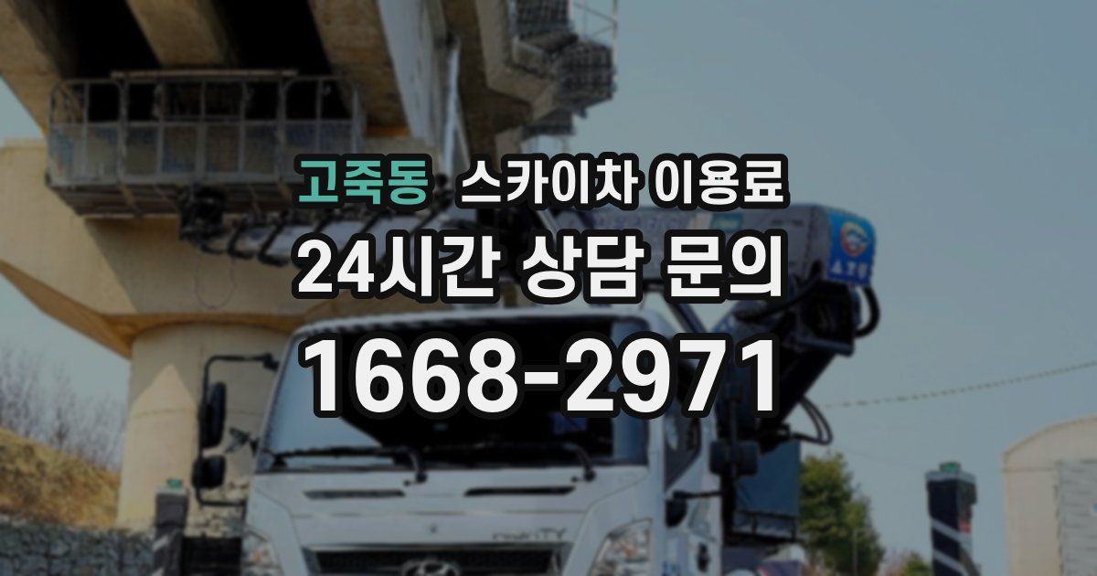 고죽동 스카이차 이용료