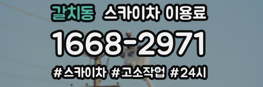 갈치동 스카이차 이용료