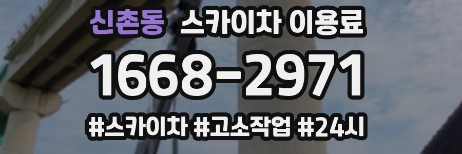 신촌동 스카이차 이용료