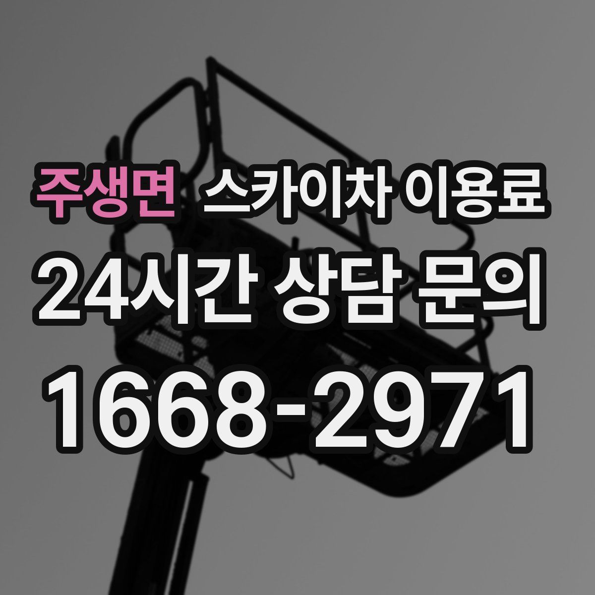 주생면 스카이차 이용료