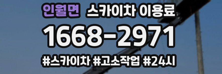 인월면 스카이차 이용료