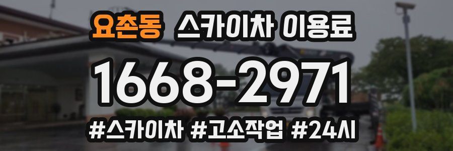 요촌동 스카이차 이용료