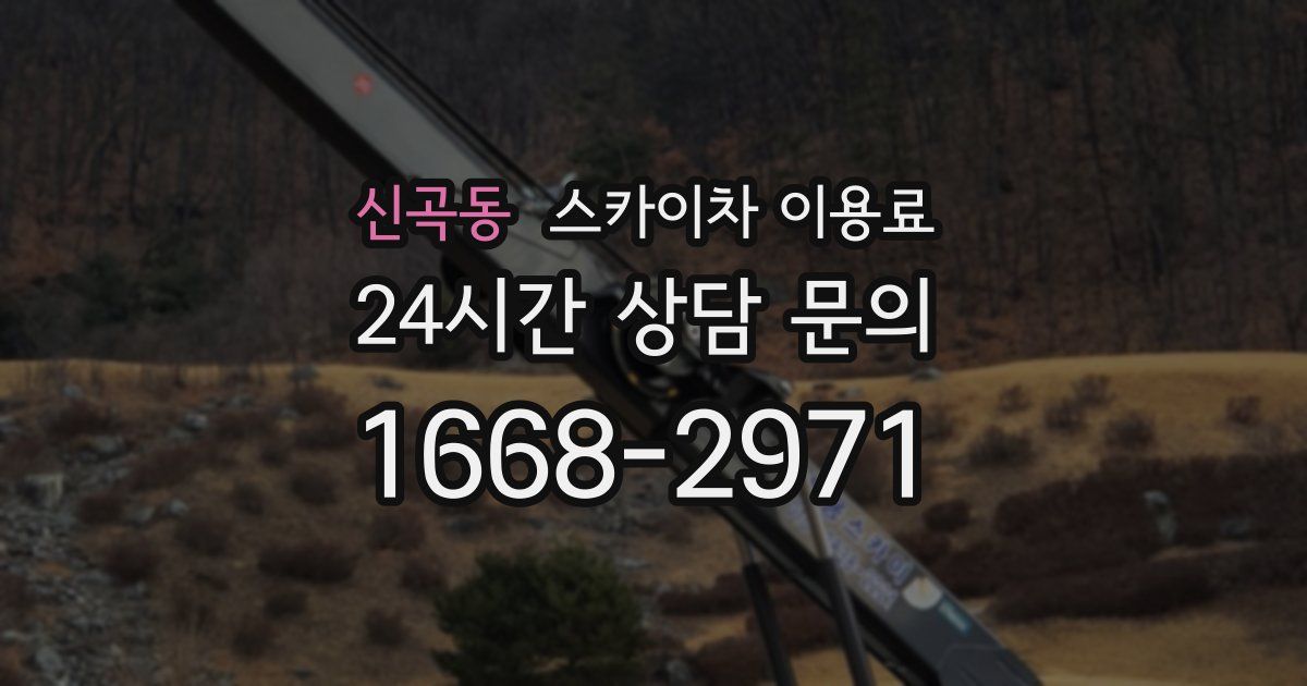 신곡동 스카이차 이용료
