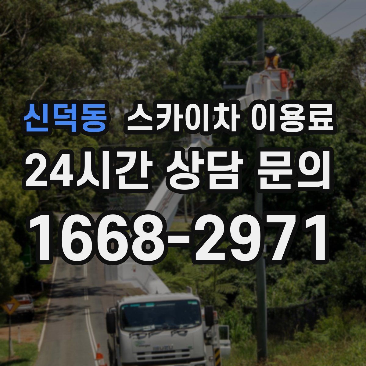 신덕동 스카이차 이용료