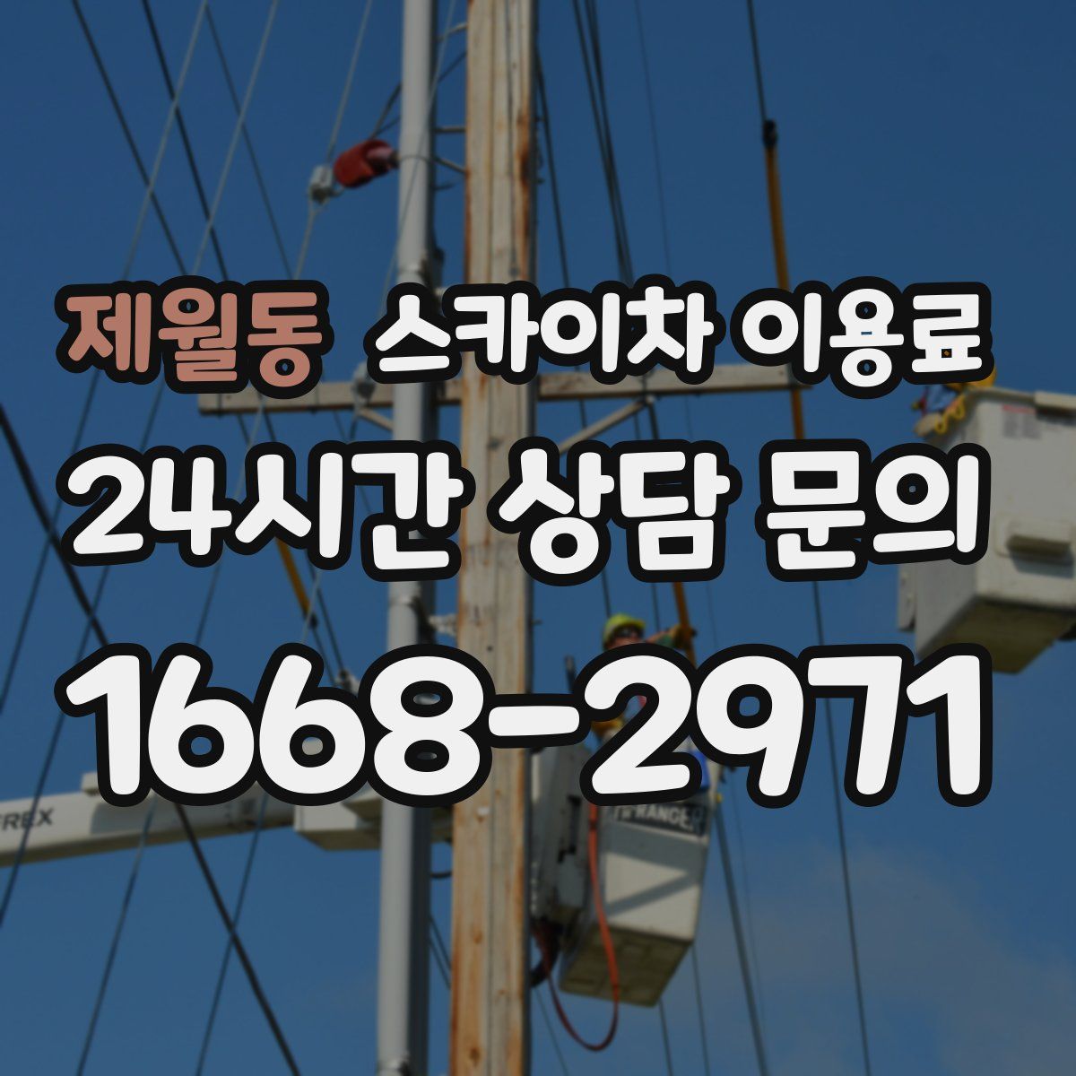 제월동 스카이차 이용료