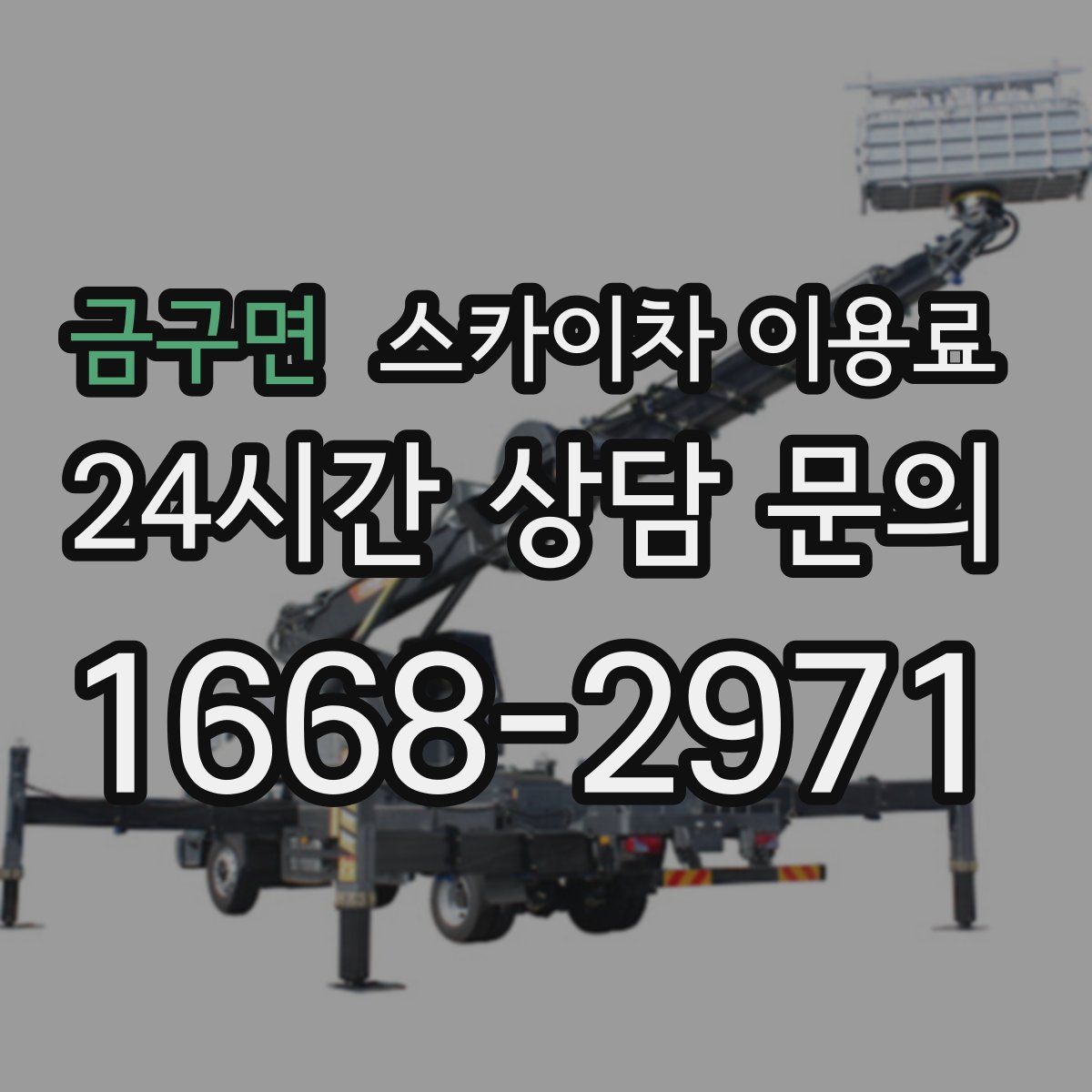 금구면 스카이차 이용료