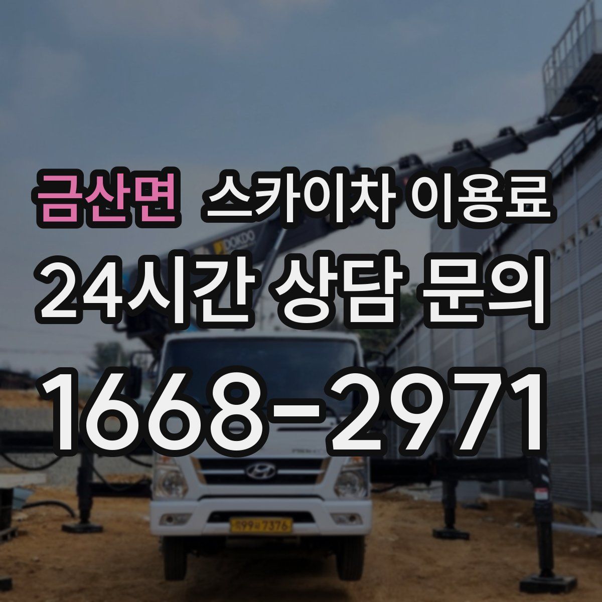 금산면 스카이차 이용료