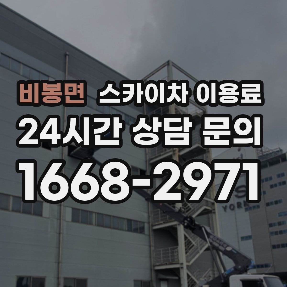 비봉면 스카이차 이용료