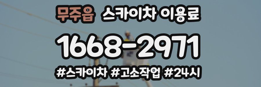 무주읍 스카이차 이용료