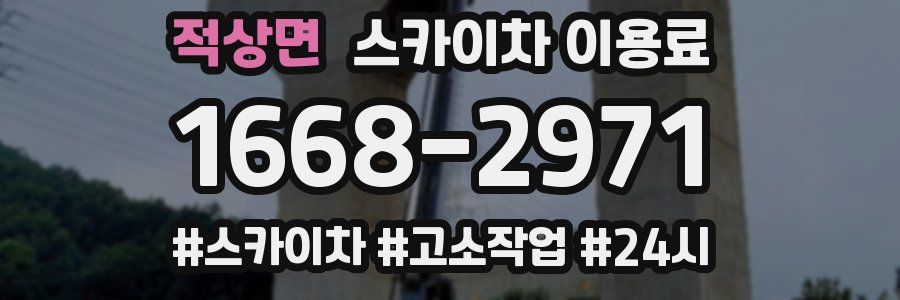 적상면 스카이차 이용료