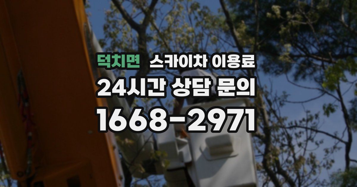 덕치면 스카이차 이용료