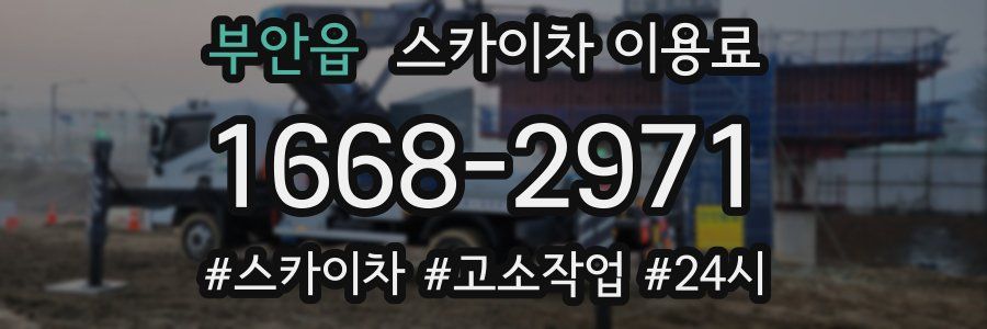 부안읍 스카이차 이용료