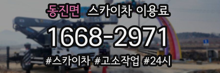 동진면 스카이차 이용료
