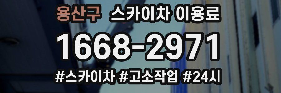용산구 스카이차 이용료