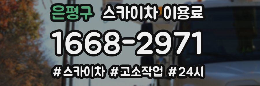 은평구 스카이차 이용료